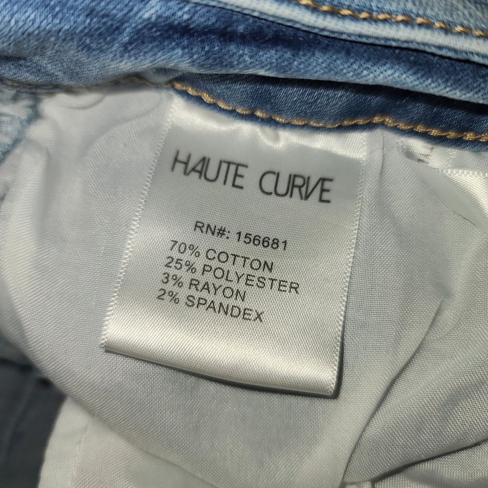 HI-Waisted Distressed Skinny JEANS sz 14 - Picture 3 of 6